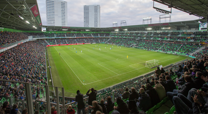 Panomera® multifocal sensor system in Euroborg Stadium, Groningen