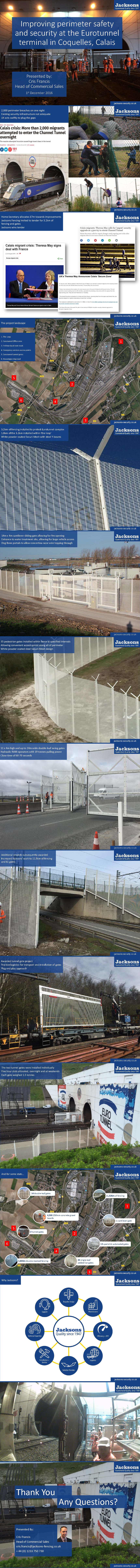 Jacksons: Improving perimeter security and safety for the Eurotunnel