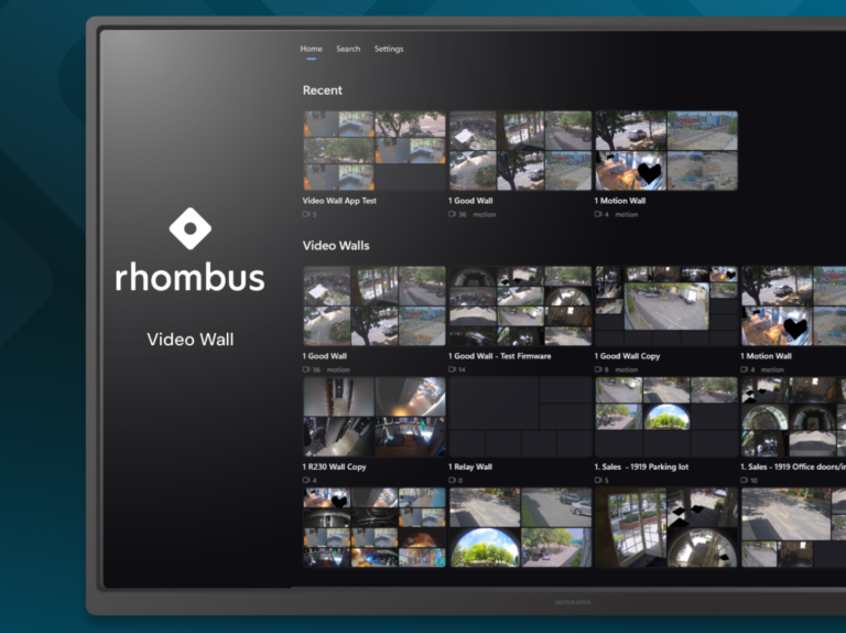 Rhombus Windows Video Wall - securitybuyer.com