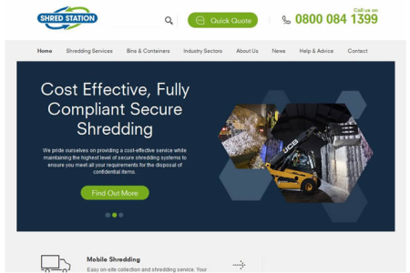 Shred Station launches new website