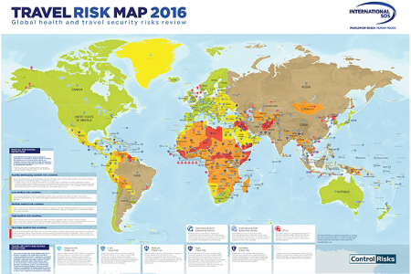 First-of-its-kind Travel Risk Map launched by International SOS