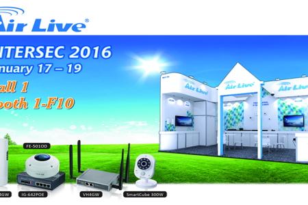 AirLive Wireless Surveillance Networking Solution at Intersec