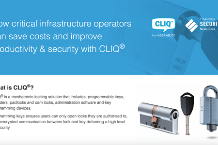 How critical infrastructure operators can save costs and improve productivity & security with CLIQ®