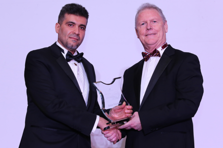 Eng Safwan Al Khatib receives Lifetime Achievement Award at MECC